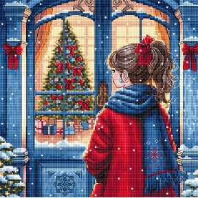 ПЕРЕДЗАМОВЛЕННЯ Різдвяна надія. Christmas Hope Набір для вишивання хрестом AVA P082