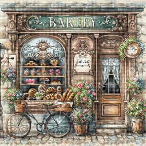 ПЕРЕДЗАМОВЛЕННЯ Стара пекарня. The Old Bakery Набір для вишивання хрестиком AVA P100