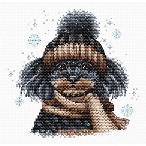 ПРЕДЗАКАЗ Пудель. The Poodle Набор для вышивания крестом AVA P039