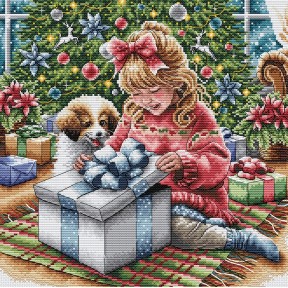 ПРЕДЗАКАЗ Особенный подарок. A Special Gift Набор для вышивания крестом AVA P087