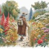 Цветочная тропа. Floral Path Набор для вышивания крестом AVA P107
