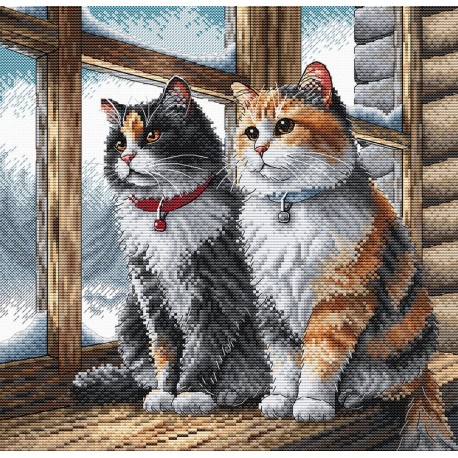 Тепло дома. Warmth of Home Набор для вышивания крестом AVA P120