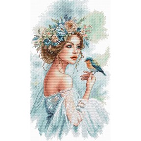 ПРЕДЗАКАЗ Дама сада. The lady of the garden Набор для вышивания крестом AVA P148
