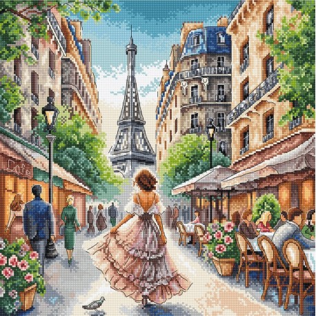 З Парижа з любов'ю. From Paris with Love Набір для вишивання хрестиком AVA P126