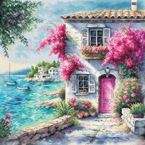 ПРЕДЗАКАЗ Средиземноморская мечта. Mediterranean Dream Набор для вышивания крестом AVA P133