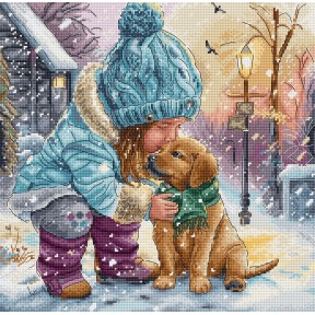 Лучшие друзья Набор для вышивания крестом LETISTITCH L9925