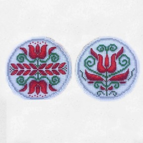 Вогнецвіт Набір для вишивки в змішаній техніці на пластиковій канві VOLOSHKA YuMI_045