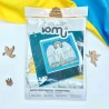Янгол-покровитель Набір для вишивки у змішаній техніці на пластиковій канві VOLOSHKA YuMI_049
