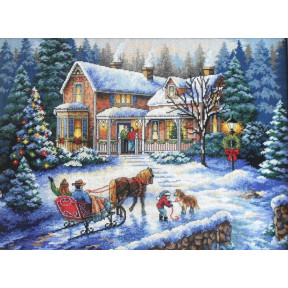 Набір для вишивання Dimensions 08733 Coming Home for the Holidays / Додому на свята