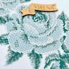 Срібні троянди. Весільний рушник Заготовка для вишивання бісером Virena РВВ_062