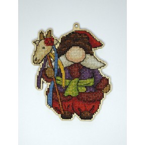 Гном з Козою Набір для вишивання хрестиком Zayka Stitch 059ZS