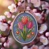 Тюльпани Електронна схема для вишивання хрестиком Ксенія Вознесенська СХ-129КВ