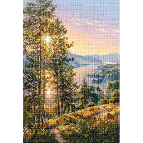 Летняя пора Набор для вышивания крестиком Classic Design 8374