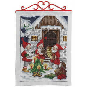 Набір для вишивання Anchor 02509 Santa&#39;s Music Wall Hanging / Музика Сант