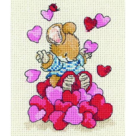 Набір для вишивання Anchor CTM0109 Tom With Hearts / Том з