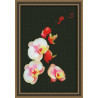 Набор для вышивки крестом Юнона 0118 Розовая орхидея фото