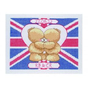 Набор для вышивания Anchor FRC117 Union Jack Wedding Celebration/ Британский флаг