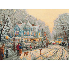 Набор для вышивания Anchor MAIA 01131  A Holiday Gathering/Грядущий праздник