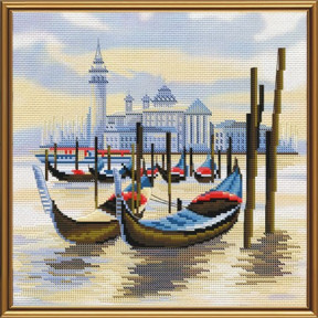 Набор для вышивания крестом Нова Слобода СВ-4069 Пристань в Венеции