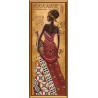 Набір для вишивання бісером Нова Слобода НД-2076 Африканка з