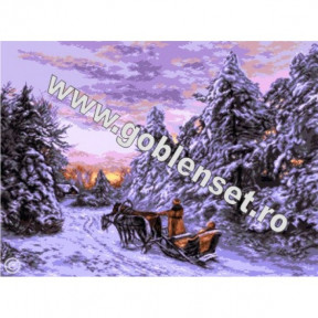 Набір для вишивання гобелен Goblenset G939 Зима на Кавказі
