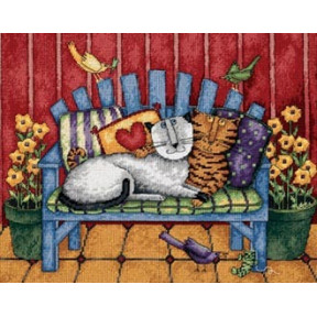 Набор для вышивания  Dimensions 20056 Porch Cat