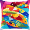 Набір для вишивки подушки Чарівниця V-144 Абстракція «Риби» фото