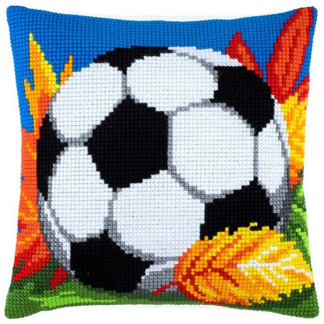 Набор для вышивки подушки Чарівниця Z-36 Футбольный мяч фото