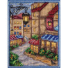 Набір для вишивки хрестиком Panna ГМ-1 824 Паризька вуличка фото