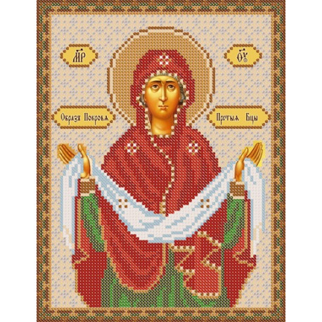 РИП-009 Рисунок на ткани Марічка"Покров Пресвятой Богородицы"