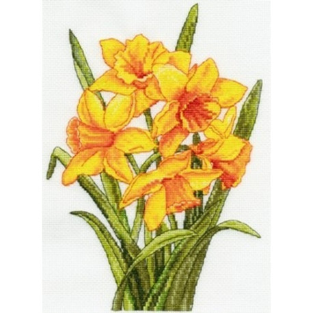 Набір для вишивання хрестом DMC BK1179 Daffodils фото