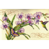 Набор для вышивания Dimensions 35237 Orchids & Hummingbird фото