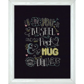 Набір для вишивання Design Works 2888 I love ... Chalkboard