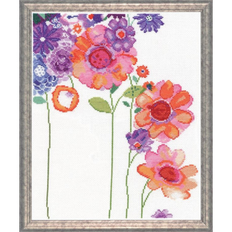 Набор для вышивания Design Works 2931 Watercolor Garden фото