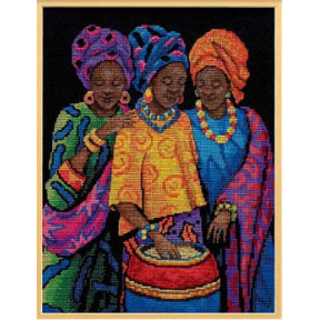 Набор для вышивания  Dimensions 35254 Yoruban Beauties