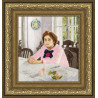 Набор для вышивки Золотое Руно МК-039 Девочка с персиками фото