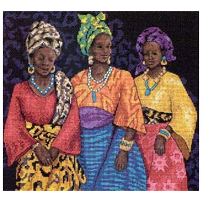Набор для вышивания  Dimensions 35092 Three Yoruban Women