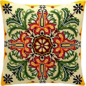 Набор для вышивки подушки Чарівниця V-148 Цветочный калейдоскоп