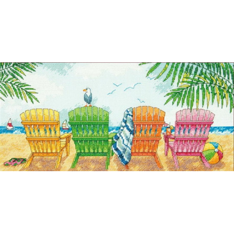 Набір для вишивання Dimensions 70-35325 Beach Chairs фото