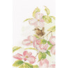 Набор для вышивания Lanarte PN-0149989 Розовые цветы фото