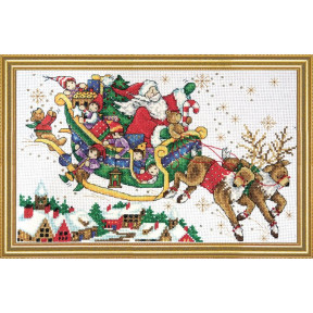 Набір для вишивання Design Works 5991 Santa&#39;s Sleigh