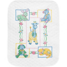 Набор для вышивания одеяла  Dimensions 73067 Babys Friends Quilt