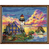 Набор для вышивания Design Works 2923 Lighthouse Sunset фото