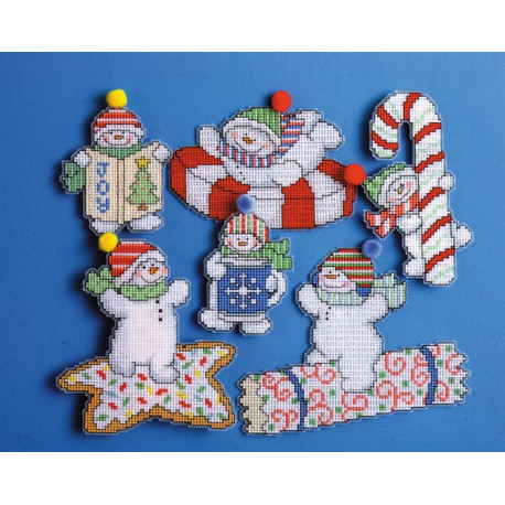 Набор для вышивания Design Works 1669 Sweetie Snowman фото