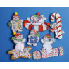 Набор для вышивания Design Works 1669 Sweetie Snowman фото