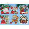 Набор для вышивания Design Works 1692 Santa's Workshop фото