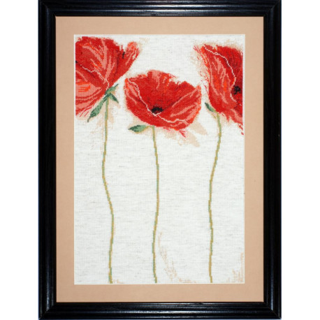 Набор для вышивания Design Works 2435 Flamenco Poppies фото