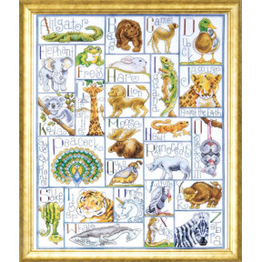 Набір для вишивання Design Works 2548 Amimal ABC