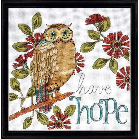 Набор для вышивания Design Works 2790 Hope Owl фото