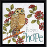 Набір для вишивання Design Works 2790 Hope Owl фото